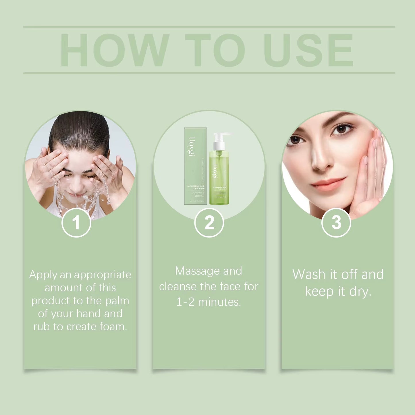 Deep Pore Hyaluronic Acid Face Cleanser Gel